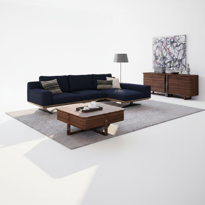 Vender lujo sofá esquinero de diseñador moderno sin tarifas de envío conjunto de forma en L sofá cómodo sofá de asiento para sala de estar.