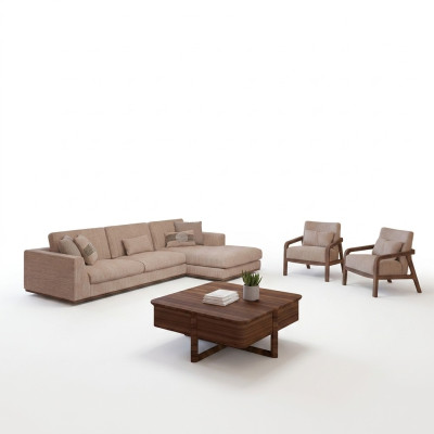 Nuevo conjunto de sofás para sala de estar, diseñador, 2 sillones, lujo, beige, muebles tapizados.