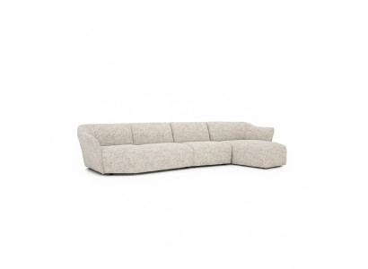 Sofá esquinero moderno en forma de L blanco Muebles tapizados Sala de estar Nuevo mobiliario