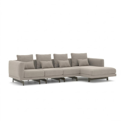 Sofá esquinero para sala de estar, L-shaped, mobiliario tapizado, nuevo.