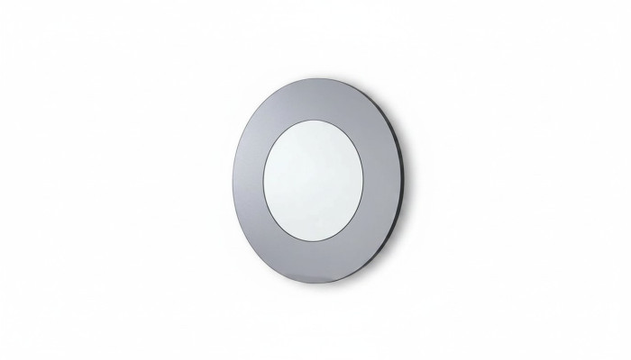 Espejo redondo moderno de diseño gris para pared, nuevo mobiliario para sala de estar.