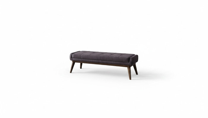 Muebles modernos de banco, banco acolchado, banco de diseñador.