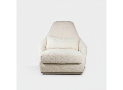 Muebles tapizados blancos Sillón de lujo Asiento Muebles de sala de estar Diseño moderno