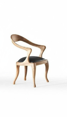 Silla de madera moderna para comedor, muebles de asiento, silla de diseñador, sillas de lujo.