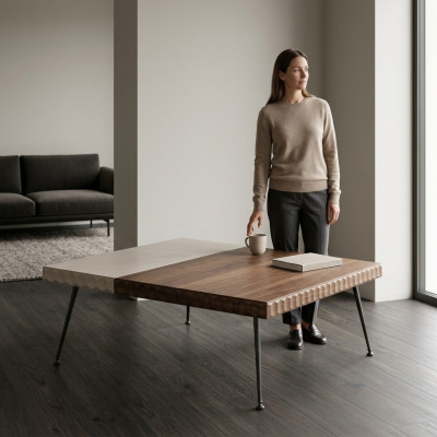 Nuevo lujo mesa de centro muebles para sala de estar diseño decoración mesa moderna