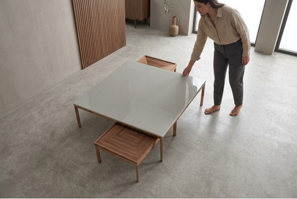 Juego de sala completo de 3 piezas moderno nuevo mesa de café con 2x mesas auxiliares