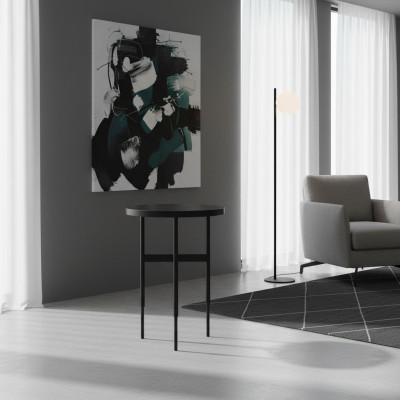 Nuevo lujo muebles mesa auxiliar redonda diseño de salón mesa de café.