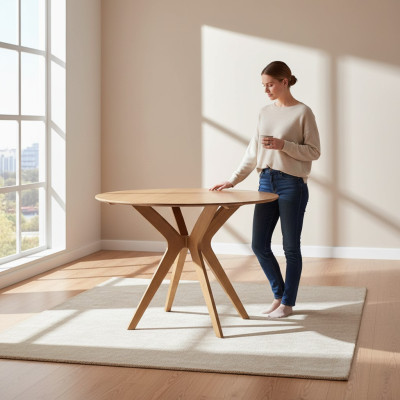 Comedor Moderno Mesa de Comedor de Madera Diseño de Muebles de Lujo Nueva Decoración