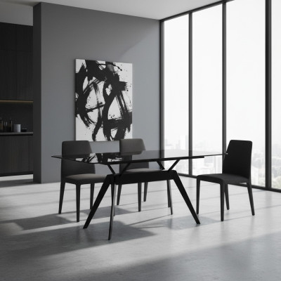 Comedor de lujo Mesa de comedor nueva Mesa Diseño moderno Muebles Metálicos Decoración