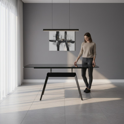 Mesa moderna Comedor Mesa de comedor Decoración Muebles Diseño Lujo Nuevo