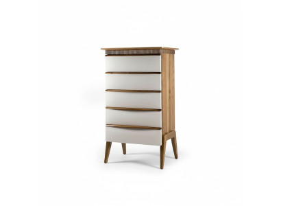 Cómoda de dormitorio de madera marrón muebles de madera nueva armario cómoda.