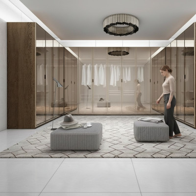 Muebles de madera Esquina Armario Equipamiento Dormitorio Muebles Armario de esquina
