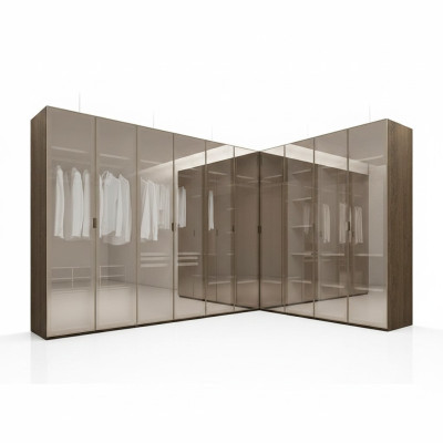 Esquina Armario Muebles de diseñador Dormitorio Lujo Mobiliario de esquina
