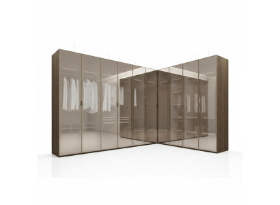 Esquina Armario Muebles de diseñador Dormitorio Lujo Mobiliario de esquina