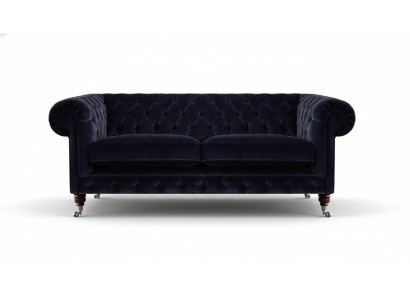 Sofá de dos plazas Tapicería Sala de estar Nueva Tapicería Moderna Chesterfield.