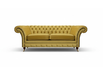 Sofá de dos plazas Chesterfield para sala de estar, moderno, muebles tapizados.