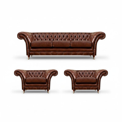 Sofás de cuero, sofás, juegos de tapicería, conjunto de sofás, sofás modernos, Chesterfield.