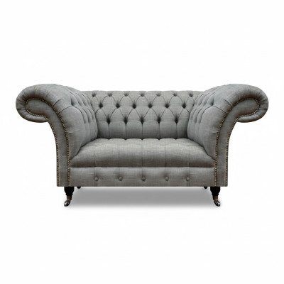 Sofá de dos plazas para sala de estar, sofá tipo Chesterfield de lujo, asiento, mueble tapizado, textil.