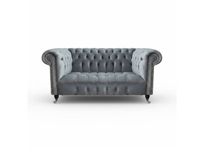 Sofá de dos plazas Muebles de lujo Sofá Sala de estar Mobiliario Chesterfield Asiento