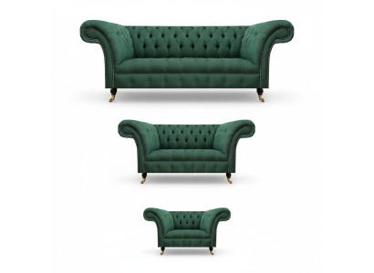 Conjunto de sala de estar 3 piezas juego de sofás de lujo nuevos muebles tapizados textil