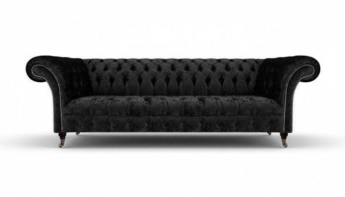 Sala de estar Chesterfield sofá de cuatro plazas sofá muebles tapizados decoración nuevo