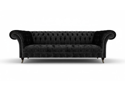 Sala de estar Chesterfield sofá de cuatro plazas sofá muebles tapizados decoración nuevo