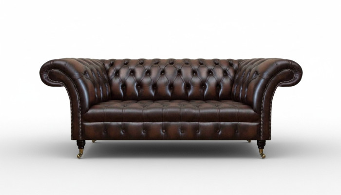 Chesterfield sofá de tres plazas sofá muebles tapizados mobiliario salón nuevo