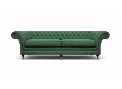Chesterfield Sofá de dos plazas verde Sala de estar Sofá de dos plazas de lujo Muebles