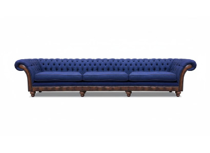 Chesterfield Sofá de tres plazas de lujo Sofá moderno Sofás de tela Muebles