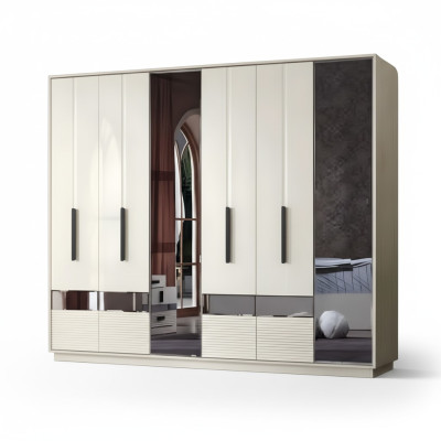 Diseño de muebles de madera armario de dormitorio armario de lujo moderno