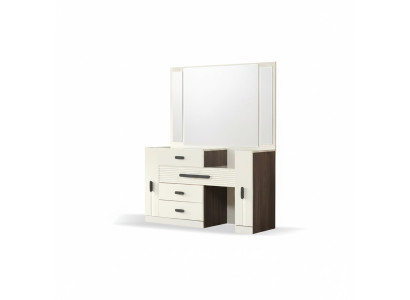 Móvil de dormitorio de lujo en madera tocador con espejo diseño moderno