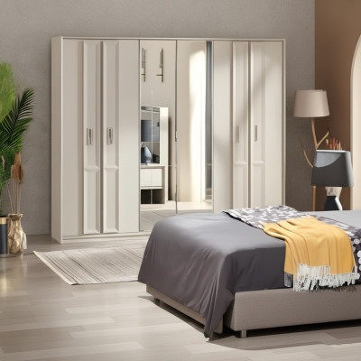 Móvil de lujo para dormitorio armario de madera diseño moderno