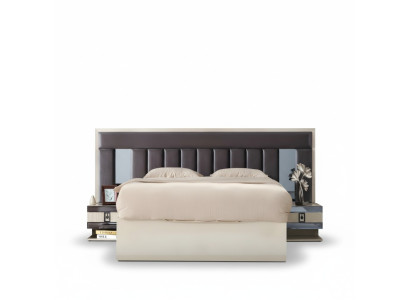 Cama de lujo moderna muebles de madera cama matrimonial diseño camas cama matrimonial