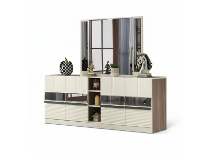 Mueble con espejo moderno mobiliario comedor completo muebles de lujo
