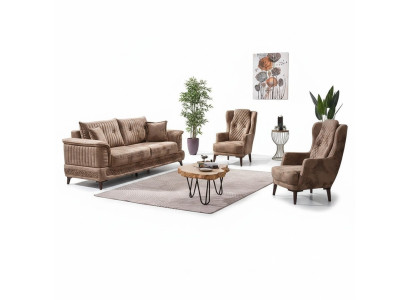 Diseño 2x Sillón de sala de estar tapizado en lujo muebles modernos completos