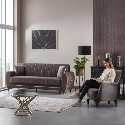 Sillón de diseño de lujo moderno para sala de estar