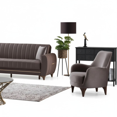 Sillón de diseño de lujo moderno para sala de estar