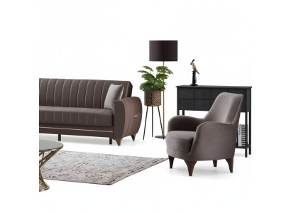 Sillón de diseño de lujo moderno para sala de estar
