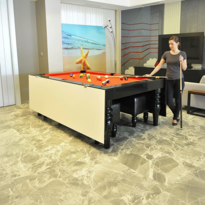 Mesa de comedor Mesa de billar 2 en 1 Mesas de billar Mesa de pool Mesas de juego de madera 7ft