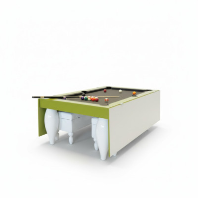 Mesa de comedor con opción de juego Mesa de billar Mesa combinada Comedor