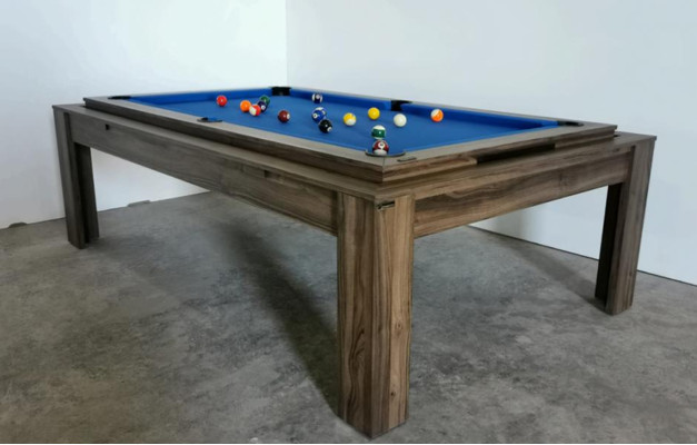 Mesa de comedor 3 en 1 Mesa de billar Mesa de ping pong Mesa de comedor 7ft
