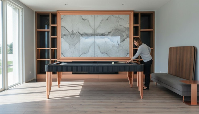 Mesa de billar de diseño de lujo mesas de billar billar mesa de pool 7ft
