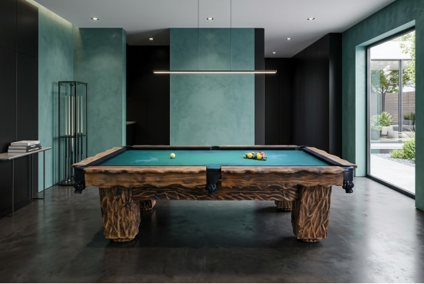 Mesa de billar de madera mesa de juego lujo mesa de billar muebles de billar mesa de ocio 8ft