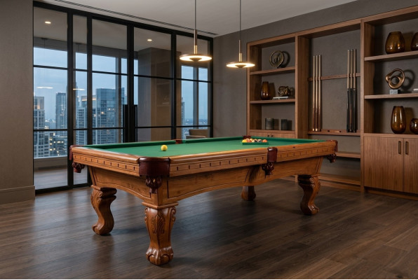 Mesa de juego elegante Mesa de billar Mesa de madera Mesa de pool 8ft