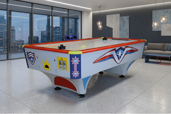 Mesa de Airhockey de aluminio y MDF multicolor