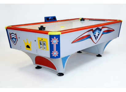 Mesa de Airhockey de aluminio y MDF multicolor
