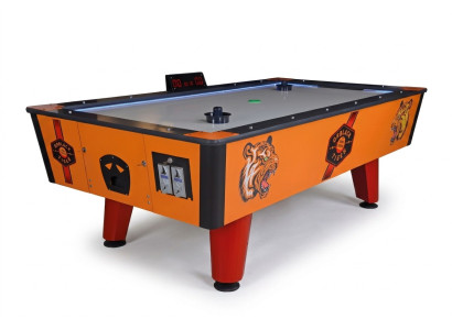 Mesa de Airhockey de plástico y metal naranja de diseño moderno
