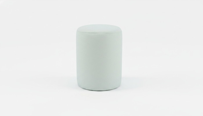 Taburete minimalista blanco para sala de estar y comedor de alta calidad, nuevo.
