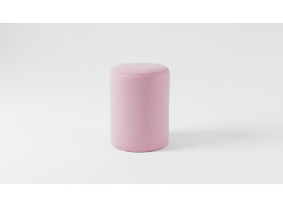 Taburete rosa de lujo de estilo moderno para la sala de estar.