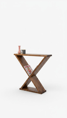 Mesa de consola marrón Mueble auxiliar moderno Mesa robusta de lujo